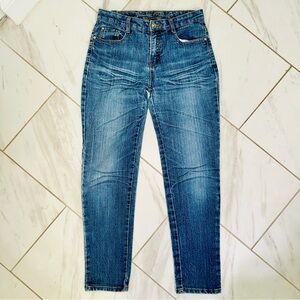 Freeway Premium Y2K Low Rise Jeans Women's Blue Denim Size 6 Medium Wash